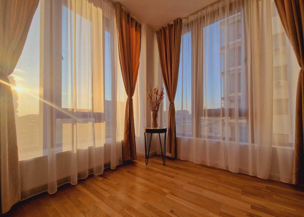 Apartament 2 camere cu finisaje moderne, 2 băi + parcare subterană | 520€/lună