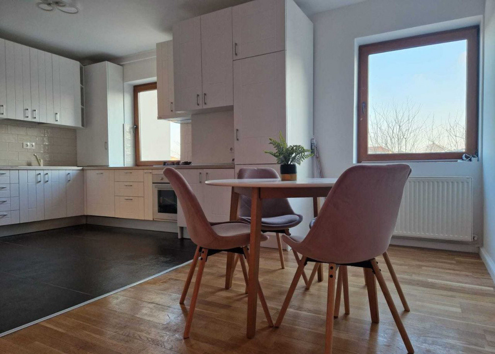 Apartament 2 camere cu finisaje moderne, 2 băi + parcare subterană | 520€/lună