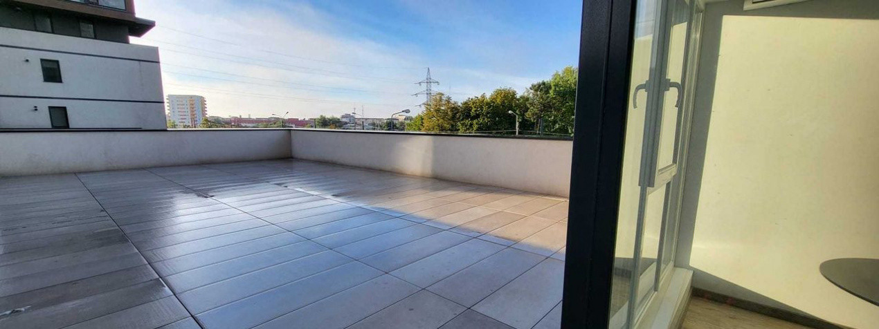 Apartament de LUX cu terasă de 78 mp & garaj subteran – Zona Soarelui | 600 €/lu