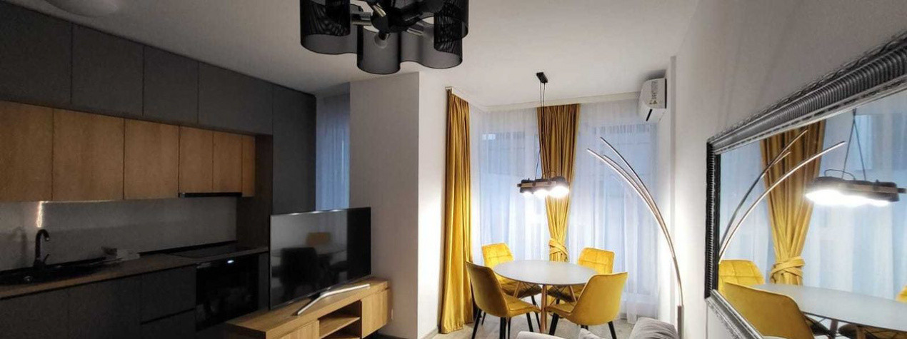 Apartament de LUX cu terasă de 78 mp & garaj subteran – Zona Soarelui | 600 €/lu