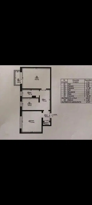 Se închiriază apartament 2 camere – Complexul Studențesc – 420 €/lună