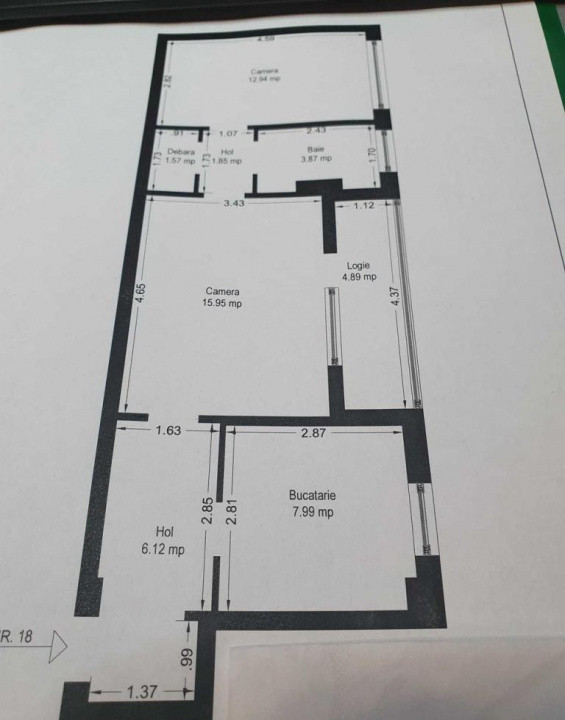 🏢 Apartament de vanzare 2 camere – Iulius Mall - 81.000 € (negociabil)